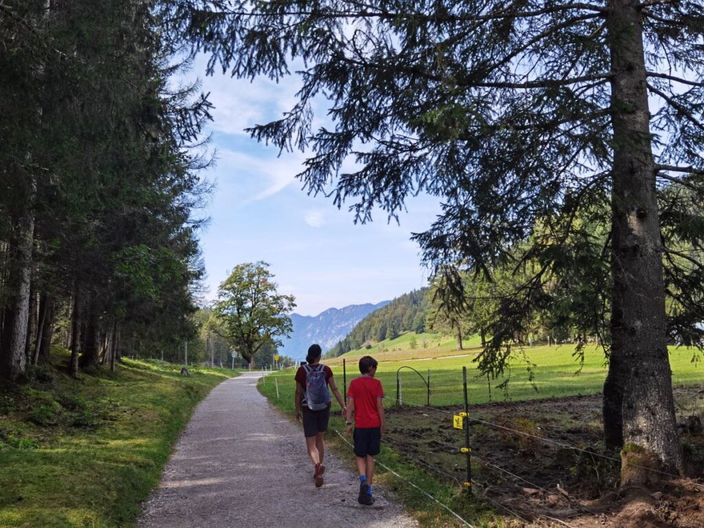 Hintersteiner See Rundweg zum Nordufer