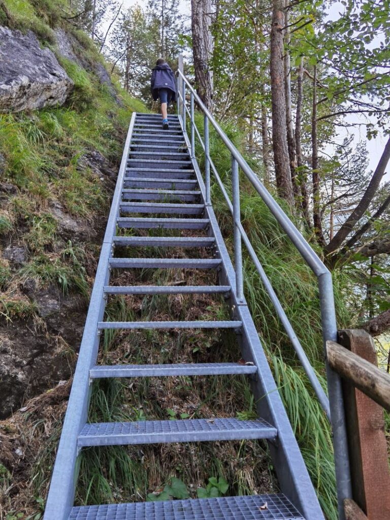 Die Steinerne Stiege ist nicht nur aus Stein, sondern auch aus Stahl und Holz