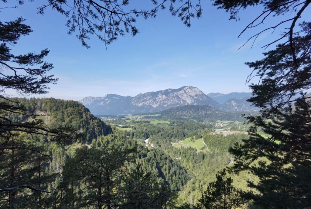 Steinerne Stiege Ausblick Richtung Inntal und Kufstein